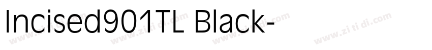 Incised901TL Black字体转换